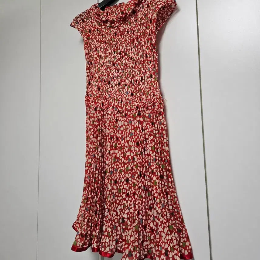 [BUNJANG] KIOK Pattern Pleated Dress (Size 91) / (새상품) 키옥 패턴 플리츠 원피스 (91)