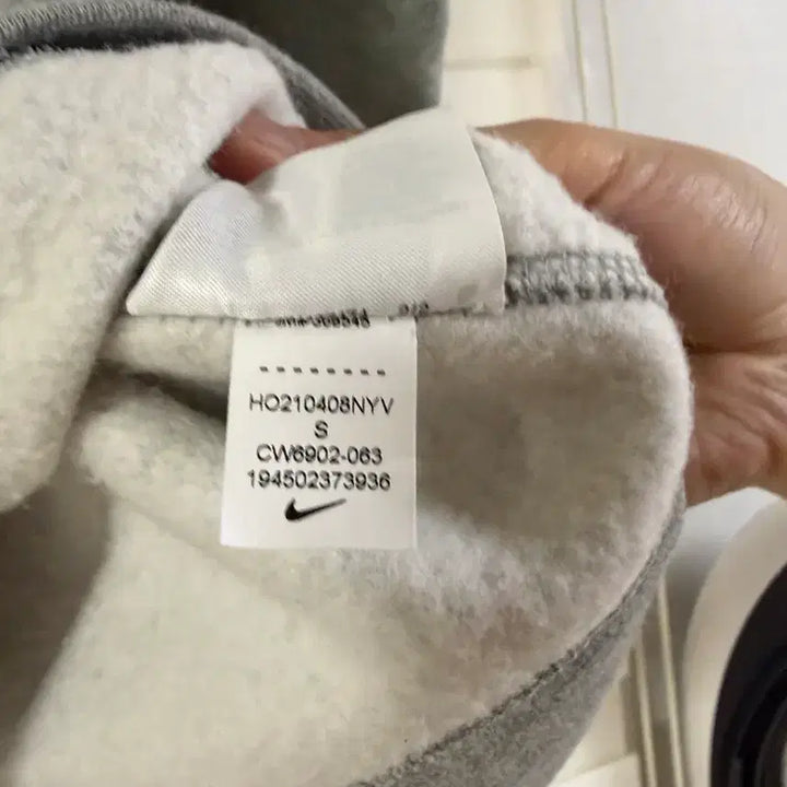 [BUNJANG] Nike Swoosh Fleece Sweatshirt Grey S / 나이키 스우시 기모 맨투맨 그레이 s