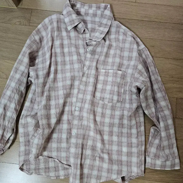 [BUNJANG] Soup Check Pattern Loose Fit Shirt / 체크 패턴 루즈핏 셔츠 숲soup남방 프리