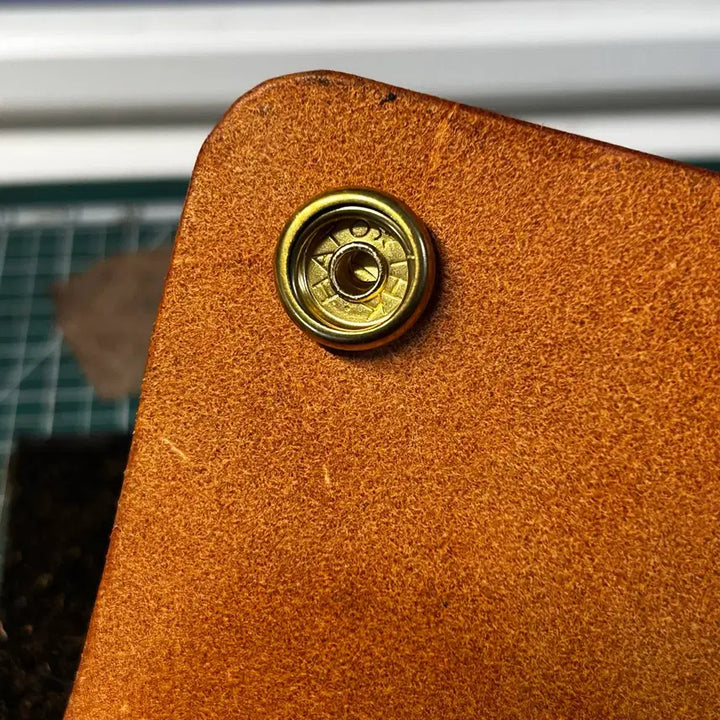 [BUNJANG] Chashim Brown Trucker Wallet / [새상품] 황동체인 차심 트러커월렛