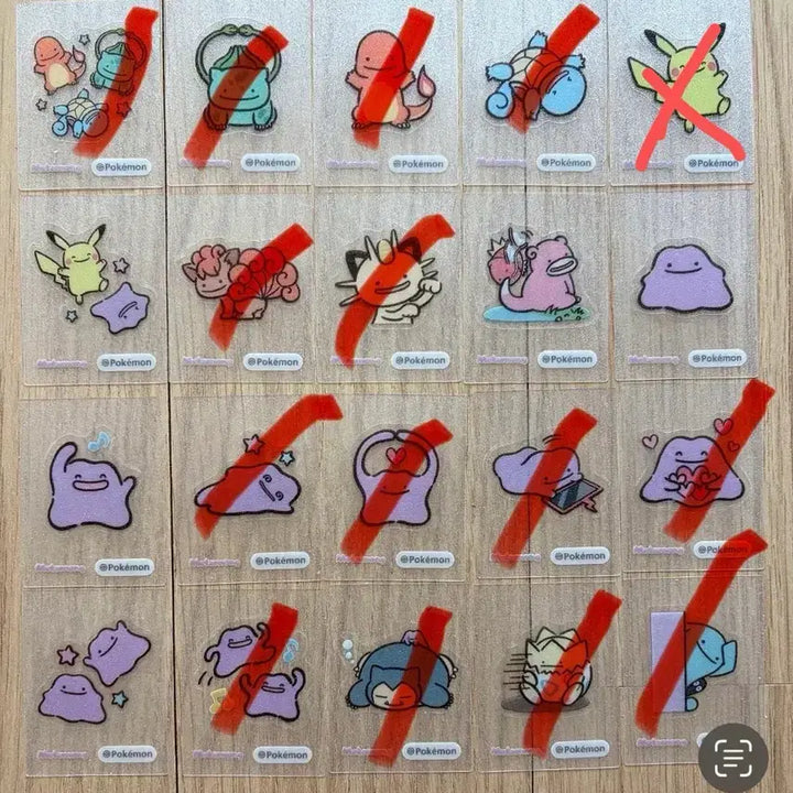 [BUNJANG] Pokemon Stickers - Olive Young Exchange / 올리브영 포켓몬 스티커 띠부씰 교환