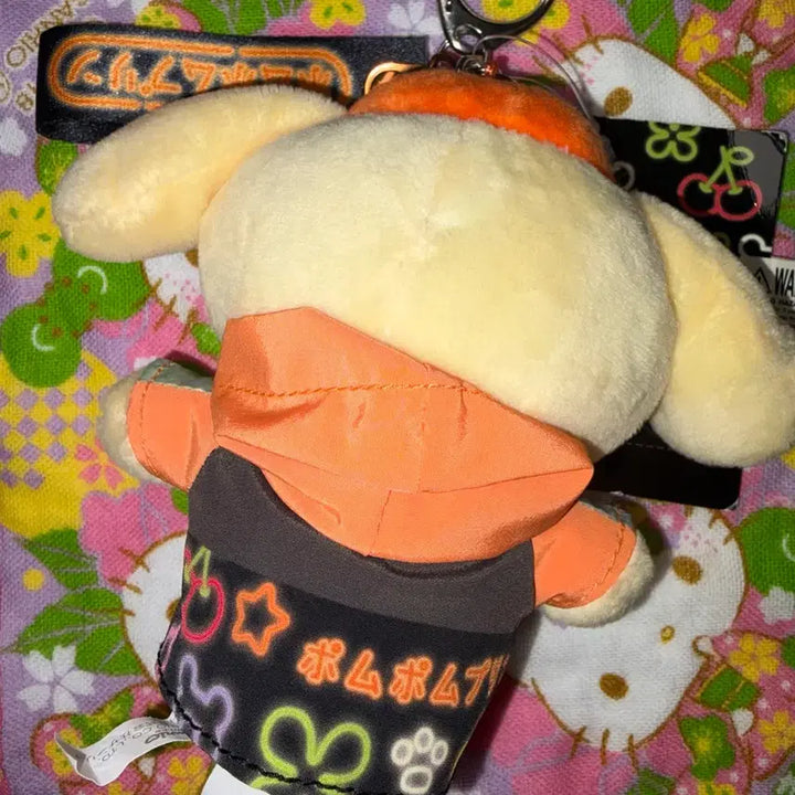 [BUNJANG] Sanrio Pompompurin Vivid Neon Series Keyring / 산리오 폼폼푸린 키링 비비드 네온 시리즈
