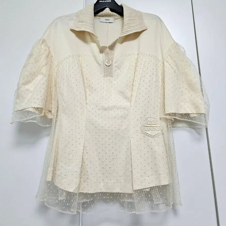 [BUNJANG] Ozzie Second Lace Blouse (Size 55) / (새상품) 오즈세컨 레이스 블라우스 (55)