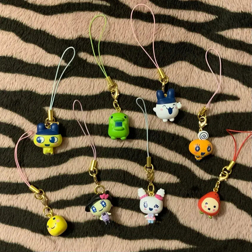 [BUNJANG] Tamagotchi Secret Trading Mascot Strap Keychain Kuchipatchi / 다마고치 시크릿 트레이딩 마스코트 스트랩 키링 마메치 미미치