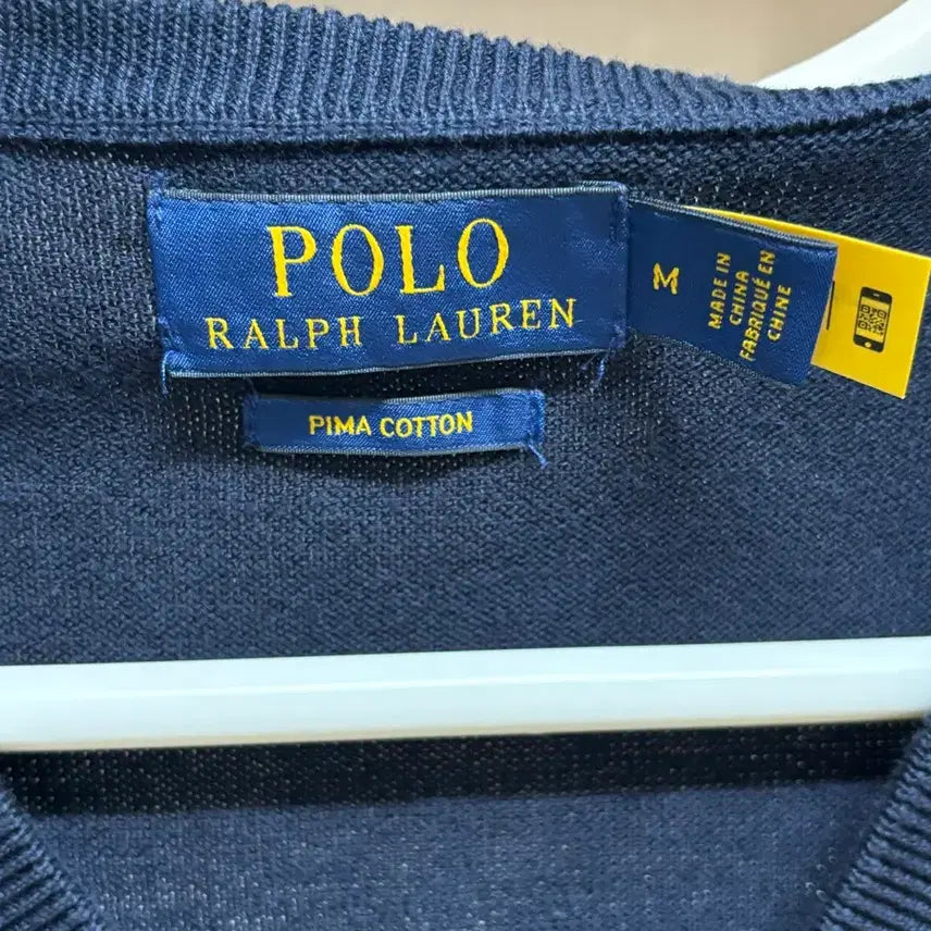 [BUNJANG] Polo Ralph Lauren Navy V-Neck Knit M / 폴로 랄프로렌 네이비 브이넥 니트