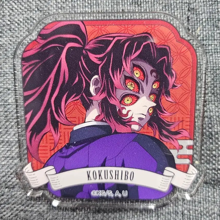 [BUNJANG] Demon Slayer Kokushibo Acrylic Pin / [귀멸의 칼날] 코쿠시보 아크릴 캔뱃지