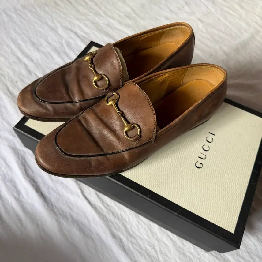 [BUNJANG] Gucci Horsebit Brown Loafers / 구찌 홀스빗 브라운 로퍼