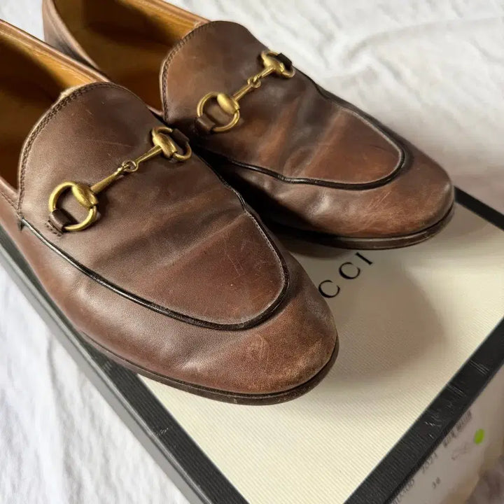 [BUNJANG] Gucci Horsebit Brown Loafers / 구찌 홀스빗 브라운 로퍼