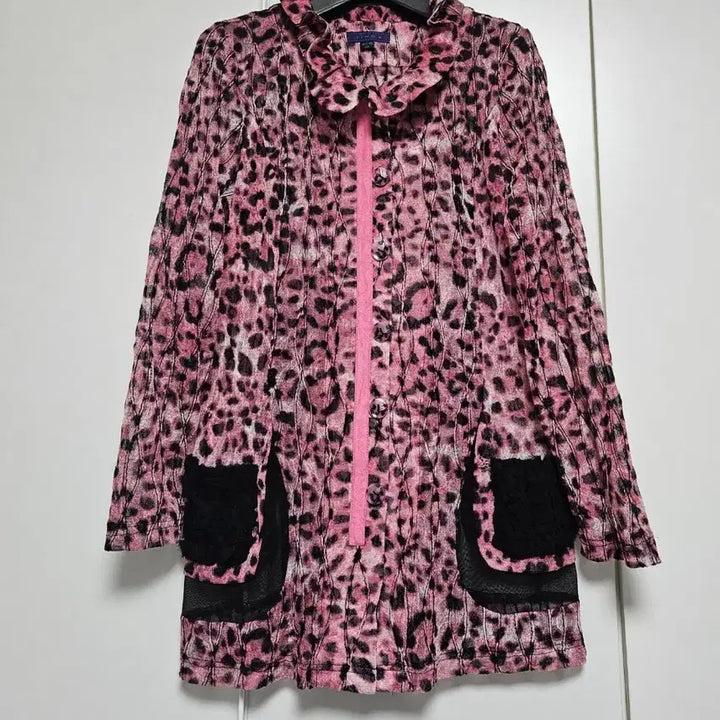 [BUNJANG] ZINOS Pink Leopard See-Through Jacket / (새상품) 지노스(ZINOS) 핑크 레오파드 자켓 (66)