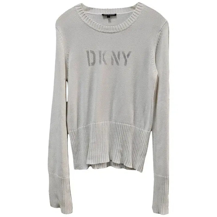 [BUNJANG] DKNY Long Sleeve T-Shirt Light Grey Cotton / DKNY 유럽수입 긴팔 티 여 66/77 J4042