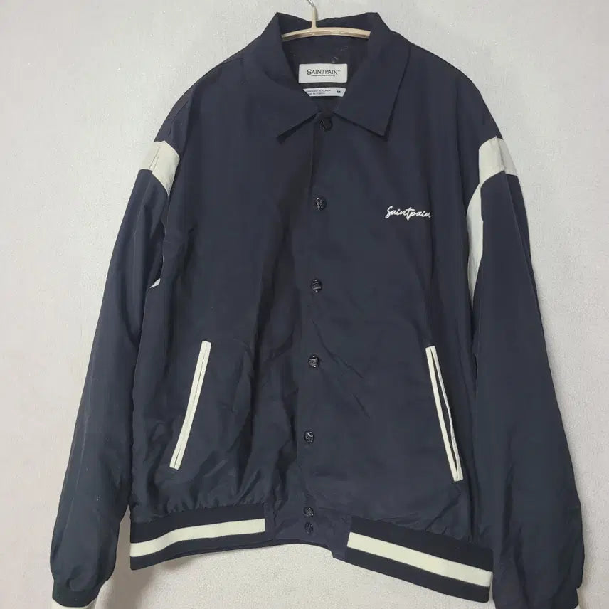 [BUNJANG] Saintpain Nylon Varsity Jacket / 세인트페인 나일론 바시티 자켓