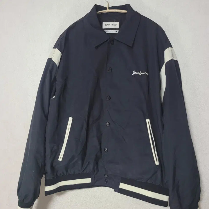 [BUNJANG] Saintpain Nylon Varsity Jacket / 세인트페인 나일론 바시티 자켓