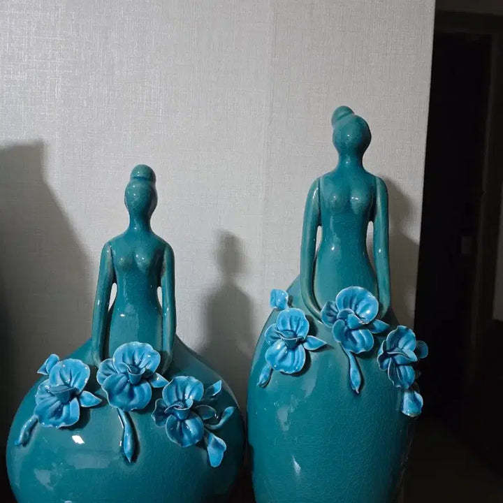 [BUNJANG] Ceramic Figurine Set / 도자기 큰인형  (일괄)사진2장