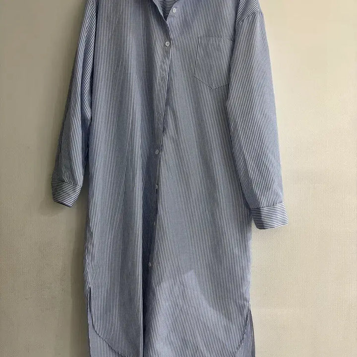 [BUNJANG] Blue Stripe Casual Shirt / 스트라이프 남방 셔츠 블루