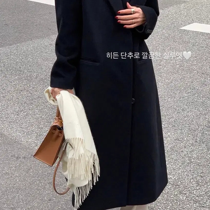[BUNJANG] Around Yull Rune Cash Two-Way Coat Black / 어라운드율 룬캐시투웨이코트 블랙컬러