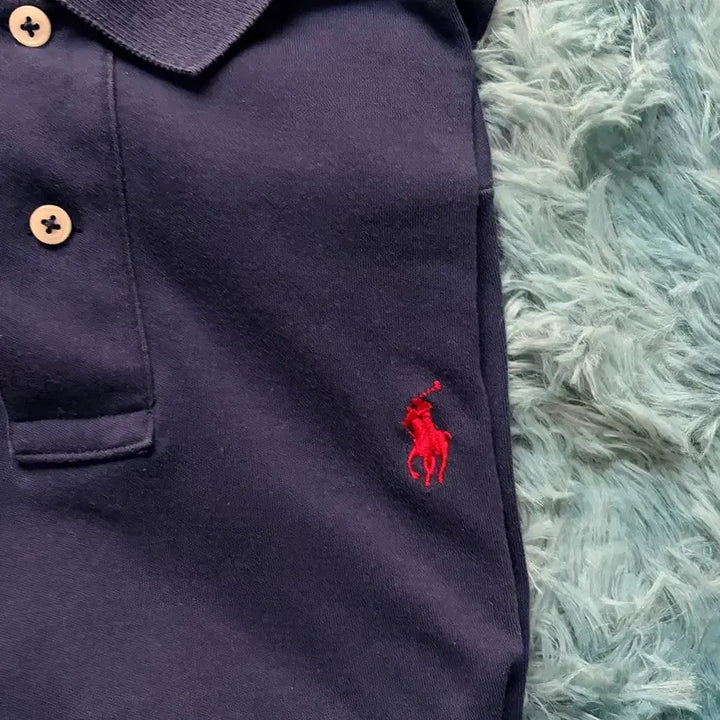 [BUNJANG] Polo Ralph Lauren Navy Polo Shirt SP / 폴로 랄프로렌 네이비 카라티 S/P