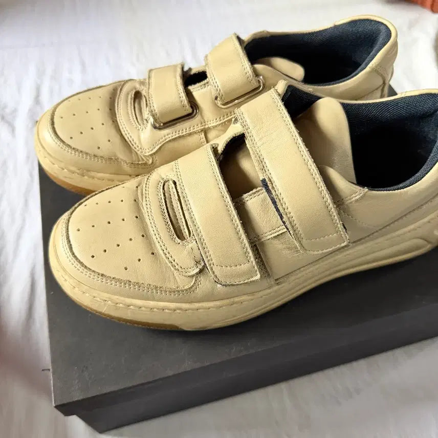 [BUNJANG] Acne Studios Steffey Velcro Sneakers Beige / 아크네스튜디오 베이지 스테피 벨크로 스니커즈