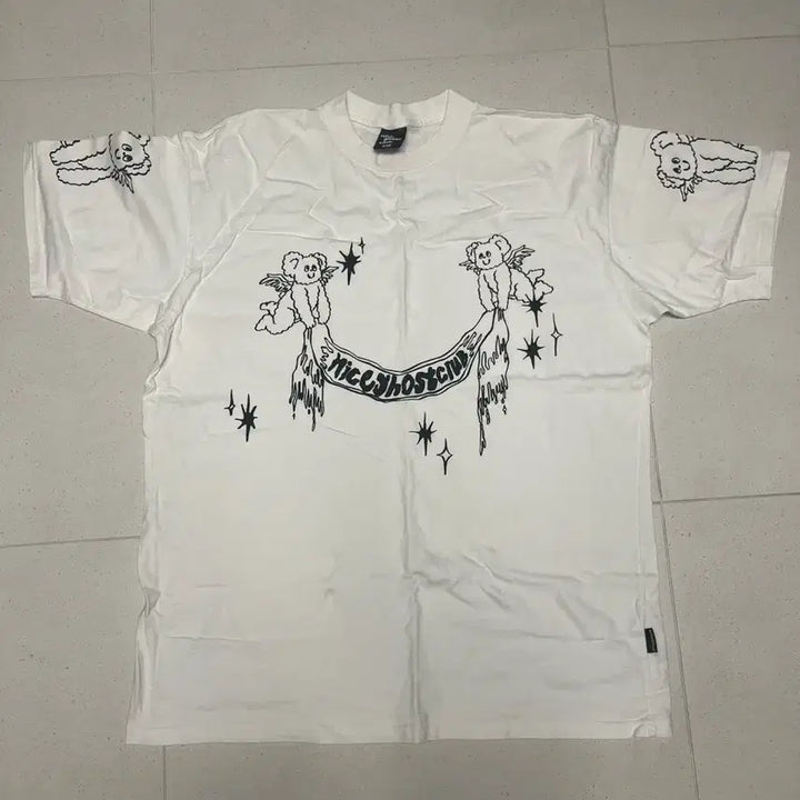 [BUNJANG] Nice Ghost Club Heavenly Bear Angel Big Tee / 나이스고스트클럽 HEAVENLY BEAR ANGEL BIG BIG TEE