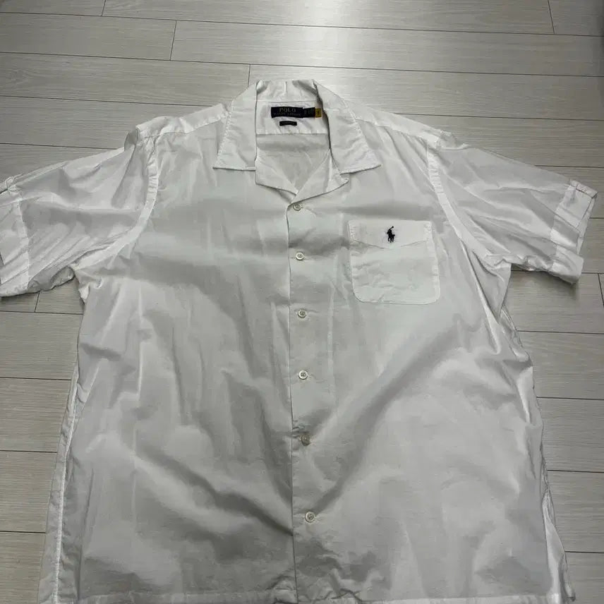 [BUNJANG] Polo Ralph Lauren Camp Shirt White XL / 폴로 캠프셔츠 화이트 XL