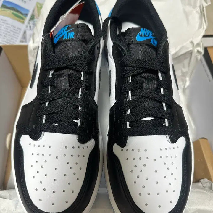 [BUNJANG] Nike Air Jordan 1 Low OG Black Powder Blue / 나이키 에어조던1 로우 OG 블랙 파우더 블루
