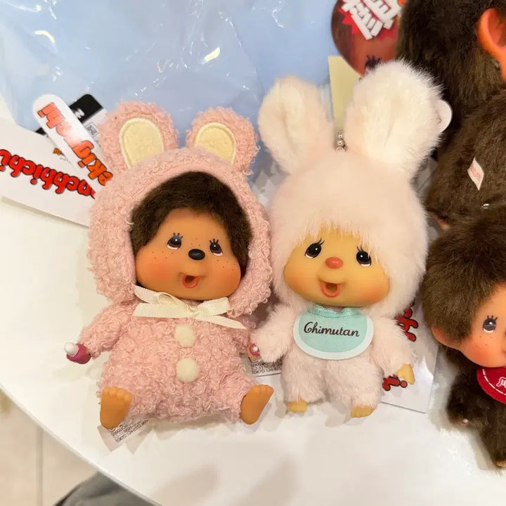 [BUNJANG] Chimtanjimoh Pop-up Store Monchhichi Big Head Keyring / 치무탄 몬치치 빅헤드 키링