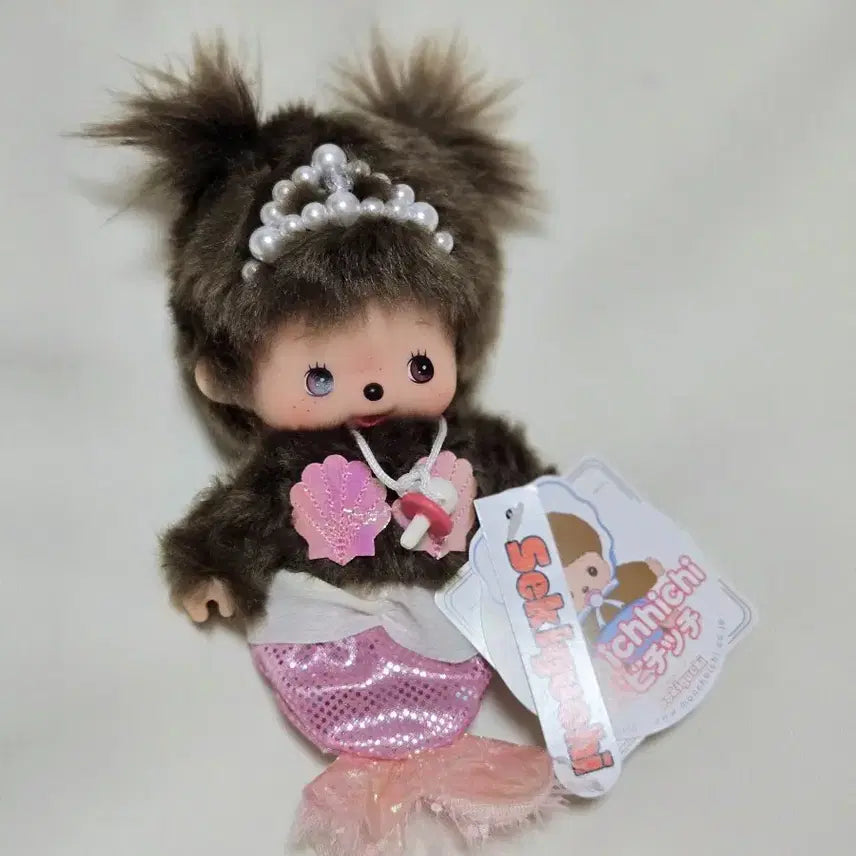 [BUNJANG] Monchhichi Baby Monchhichi Mermaid Doll / 몬치치 베비치치 인어