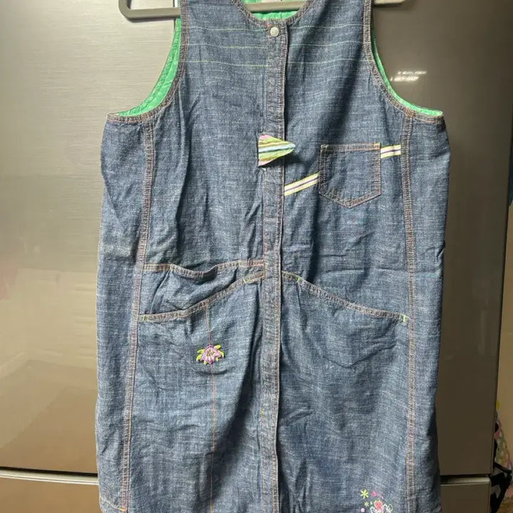 [BUNJANG] Oilily Blue Denim Vest Jacket Women&