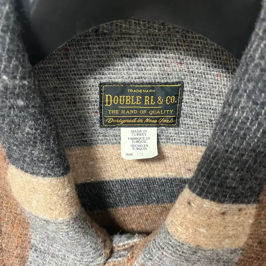 [BUNJANG] RRL Wool Jacquard Half Coat / 더블알엘 울 자카드 코트