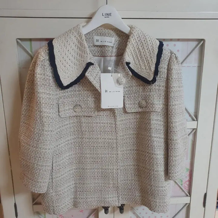 [BUNJANG] It Michaa Tweed Jacket (Size 55-66) / 잇미샤 트위드자켓/55-66 새상품