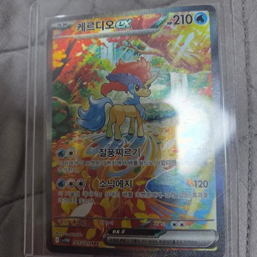 [BUNJANG] Pokemon Card Keldeo SAR EX 169/086 / 포켓몬 카드 케르디오 sar EX 169/086 SAR