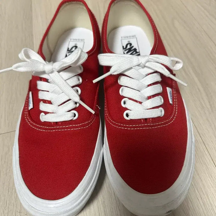 [BUNJANG] Vans Vault OG Authentic LX Red / 반스 볼트 OG 어센틱 LX 레드 270