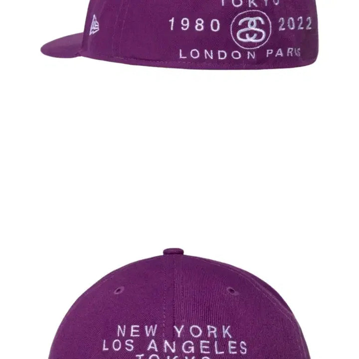 [BUNJANG] Stussy World Tour New Era Cap Grape 56.8cm / 스투시 월드투어 뉴에라 캡 그레이프 718(56.8cm)