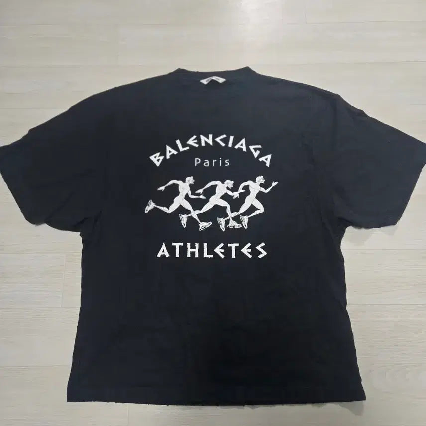 [BUNJANG] Balenciaga Marathon T-Shirt XS Korean Tag / 발렌시아가 마라톤 반팔 한글탭 xs