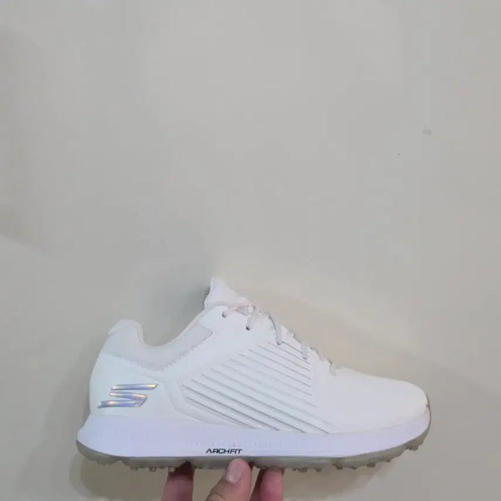 [BUNJANG] Skechers Go Golf Elite 5 GF Arch Fit White Silver Golf Shoes (Discontinued) / [230] 스케쳐스 고골프 엘리트5GF 아치핏 화이트실버ㅡ단종매물,최저가