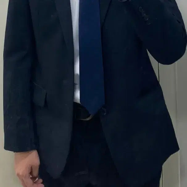 [BUNJANG] Parkland Dark Navy Suit Set Size Approx. 105 / 파크랜드 다크네이비 정장 수트 사이즈 약105