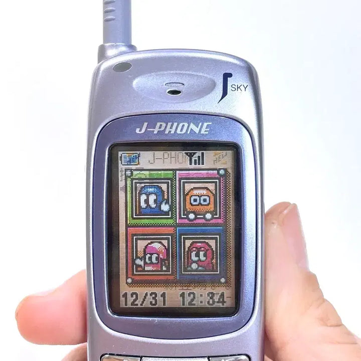 [BUNJANG] Japanese Lenticular "Lilac" Classic Phone Mockup / 일본 렌티큘러 연보라 고전폰 목업폰 모형폰
