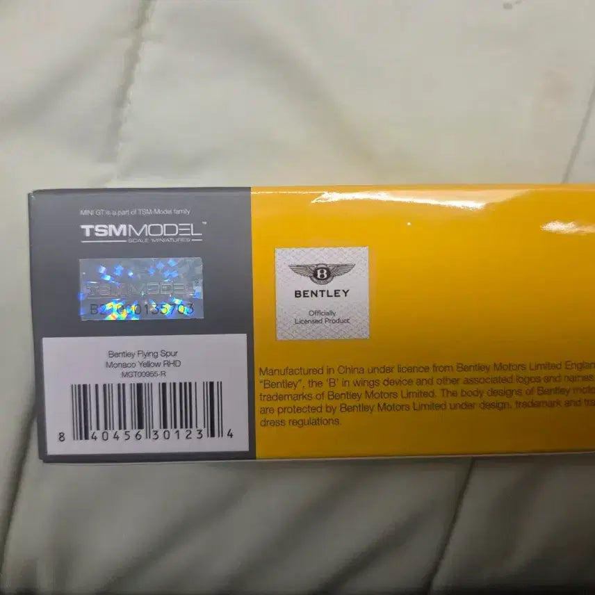[BUNJANG] MINI GT Bentley Flying Spur Monaco Yellow / MINI GT 벤틀리 플라잉스퍼 모나코 옐로우
