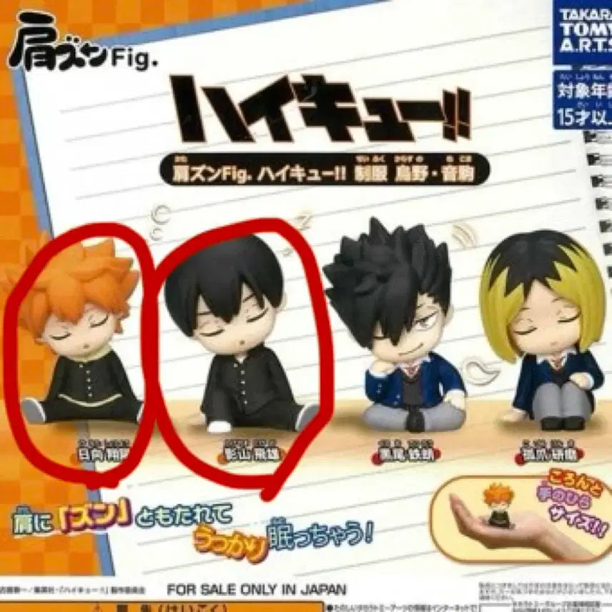 [BUNJANG] Haikyuu!! Hinata Kageyama Shoulder Cushion Bundle Set / (일괄) 하이큐 히나타 카게야마 어깨쿵