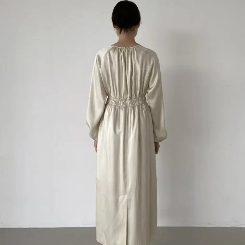[BUNJANG] NOTA Lingerie Shirring Long Dress Ivory / [새상품]NOTA노타 셔링 롱 원피스 아이보리55