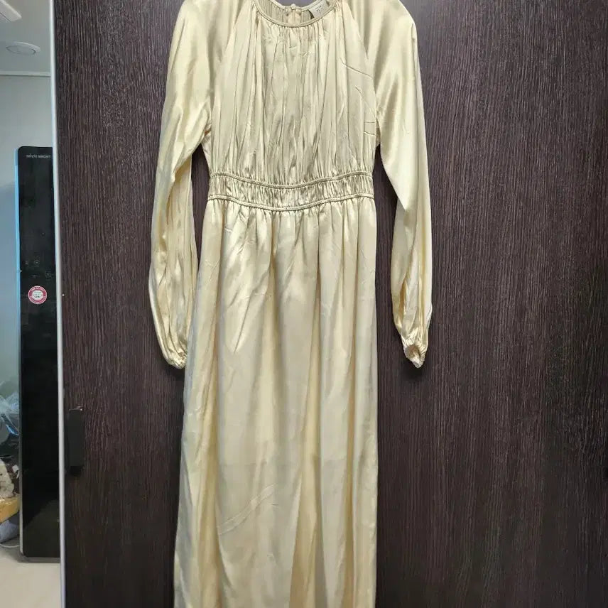 [BUNJANG] NOTA Lingerie Shirring Long Dress Ivory / [새상품]NOTA노타 셔링 롱 원피스 아이보리55