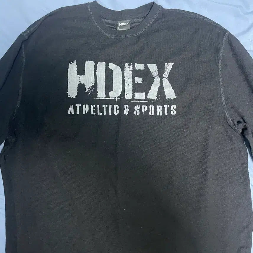 [BUNJANG] HDEX Black Long Sleeve T-Shirt L Size / HDEX 롱슬리브