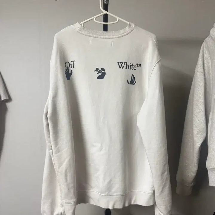 [SOLD OUT] OFF-WHITE 오프화이트 흰색 맨투맨