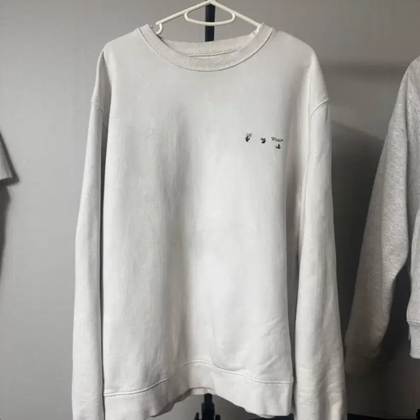 [SOLD OUT] OFF-WHITE 오프화이트 흰색 맨투맨