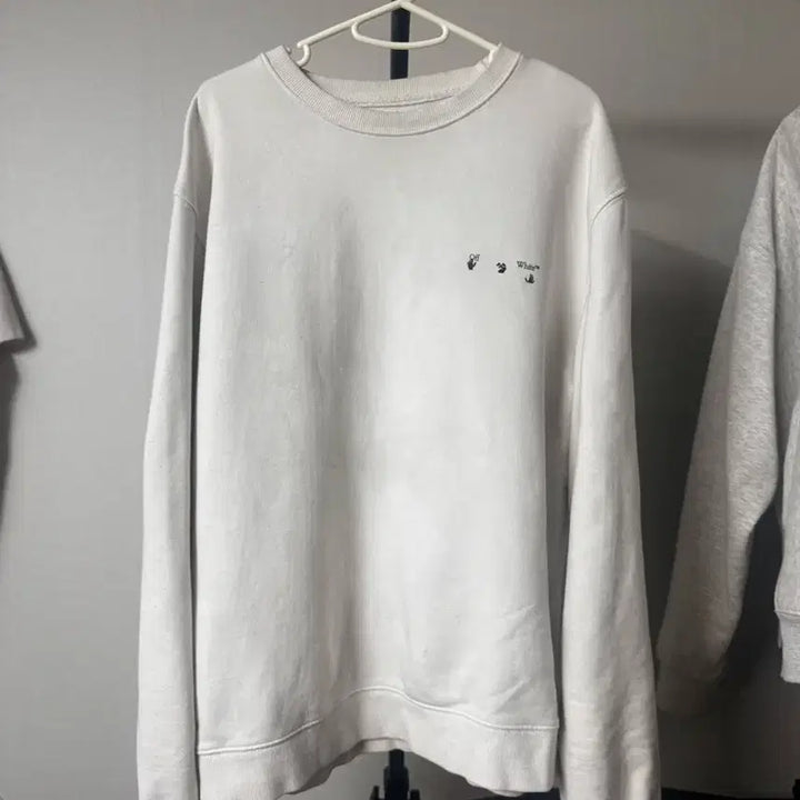 [SOLD OUT] OFF-WHITE 오프화이트 흰색 맨투맨