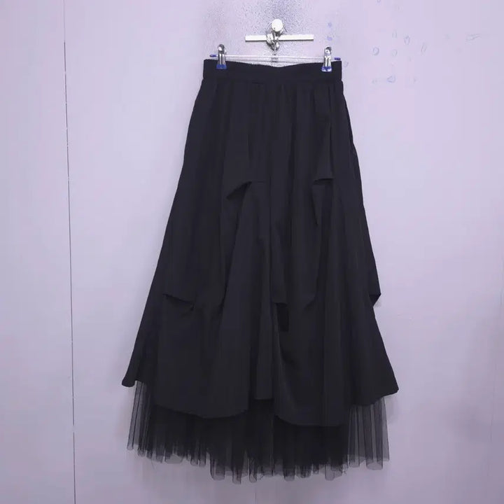 [BUNJANG] Velvet Underground Woven Shalong Skirt - F / 밸리걸) 2025 바스락 우븐 샤롱스커트 -F