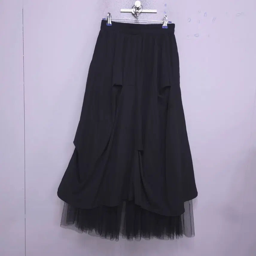 [BUNJANG] Velvet Underground Woven Shalong Skirt - F / 밸리걸) 2025 바스락 우븐 샤롱스커트 -F
