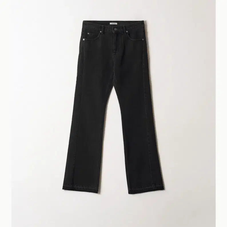 [BUNJANG] Abraamoo Low Edge Panel Bootcut Jeans (Black) Size 2 / 아비에무아 로우 엣지 패널 부츠컷 진 (블랙) 2 사이즈 새상품