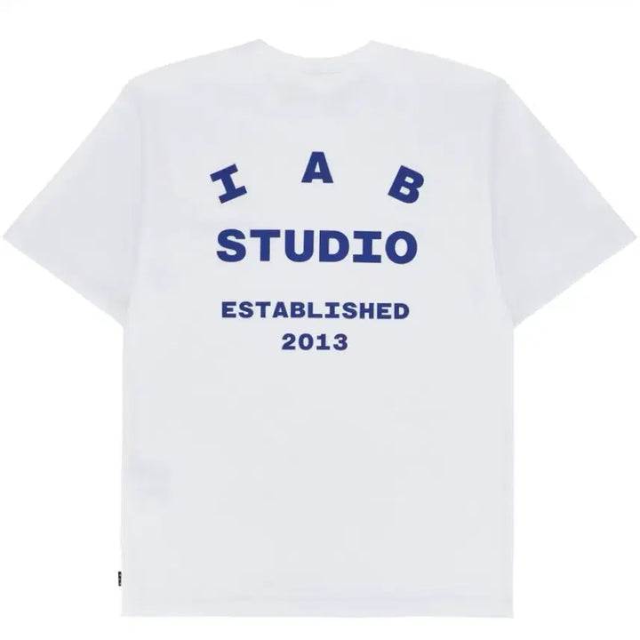 [BUNJANG] IAB STUDIO 26 T-Shirt White/Navy L/XL / 아이앱 스튜디오 26 아이앱 티셔츠 화이트 네이비 [L,XL]