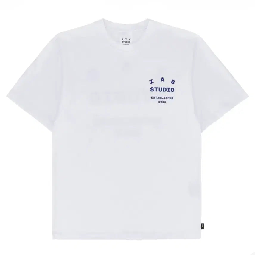 [BUNJANG] IAB STUDIO 26 T-Shirt White/Navy L/XL / 아이앱 스튜디오 26 아이앱 티셔츠 화이트 네이비 [L,XL]