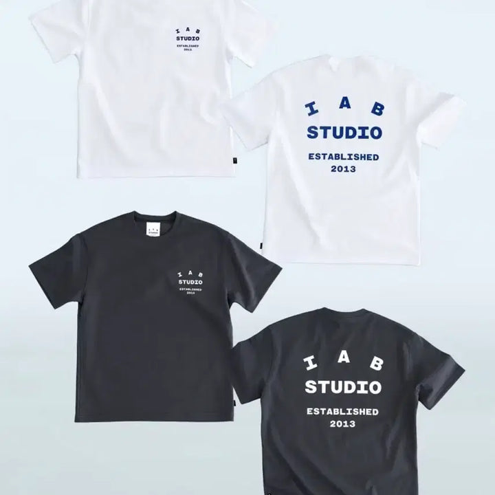 [BUNJANG] IAB STUDIO 26 T-Shirt White/Navy L/XL / 아이앱 스튜디오 26 아이앱 티셔츠 화이트 네이비 [L,XL]